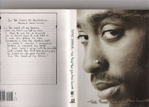 Tupac Shakur The Rose That Grew From Concrete Poetry Book Genius
