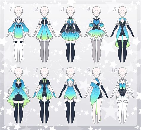 Outfit Adoptable Batch 80 Open By Minty Mango On Deviantart Dress