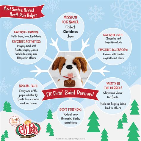 Learn All About The Elf Pets® Saint Bernard The Elf On The Shelf