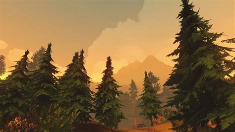 Nature Landscape Trees Forest Firewatch Video Games Wallpapers Hd
