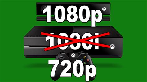 Xbox One Supports Only 1080p Or 720p Resolutions No 1080i In The Options