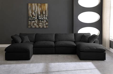 Black Sectional Couch Living Room Miseryes Living Room