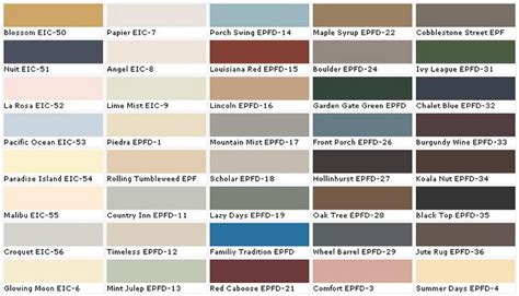 Please note these colours are for guidance only. Chalet Paint Colors | Joy Studio Design Gallery - Best Design