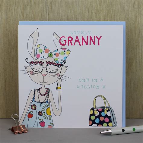 Granny Birthday Greetings Card By Molly Mae