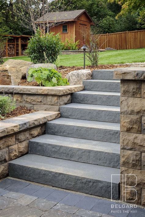 Natural Stone Steps Landscape Charlie