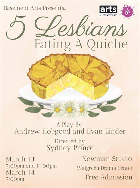 5 Lesbians Eating A Quiche — Sydney Prince