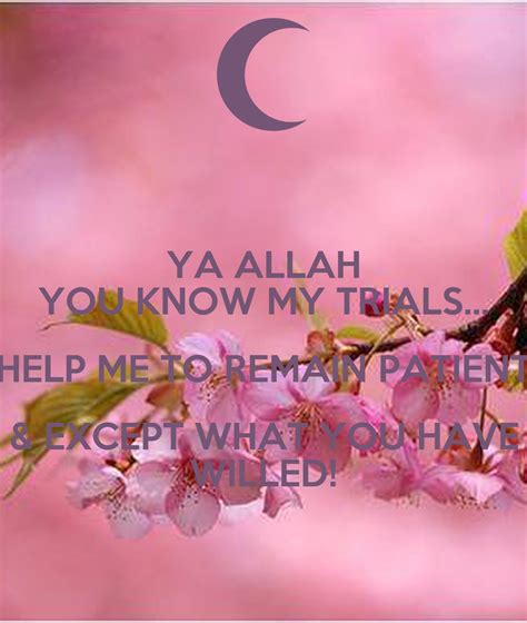 Salaam everyone please i really need financial help; YA ALLAH YOU KNOW MY TRIALS... HELP ME TO REMAIN PATIENT ...