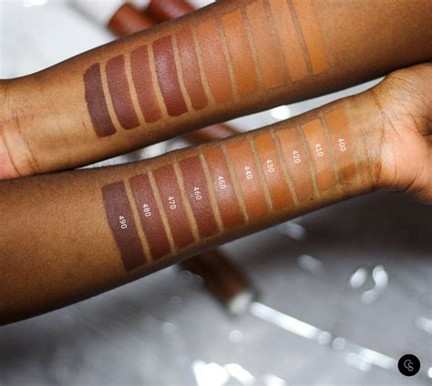 Fenty Beauty Pro Filtr Foundation Finder — Cocoa Swatches