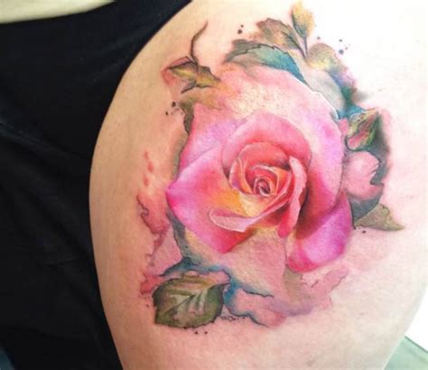 On this list there are more than 60 different tattoo styles, and we want to share with you all of them, explained, with a lot of pictures. Watercolor Rose tattoo by Dave Brace | Post 15084
