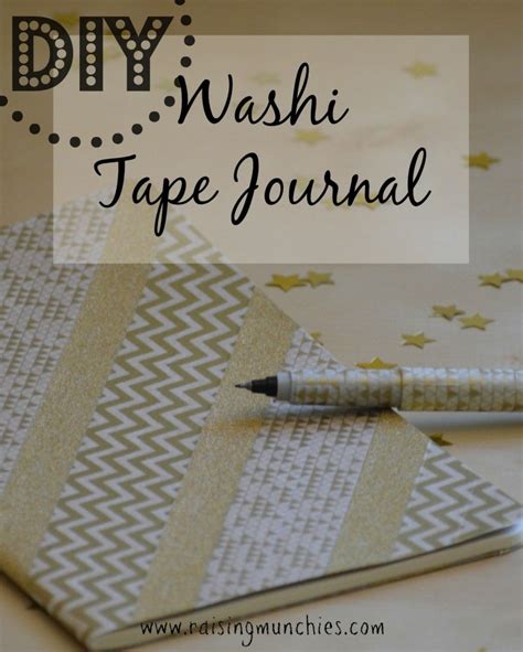 This Diy Washi Tape Journal Is An Easy Way To Dress Up Any Journal
