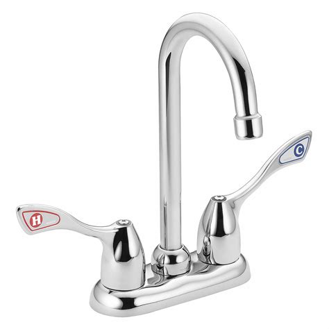 We moved in 5 months ago and within the first month we started having issues with our faucet. MOEN COMMERCIAL GN Kitchen Faucet, 2 gpm, 4-9/16In Spout ...
