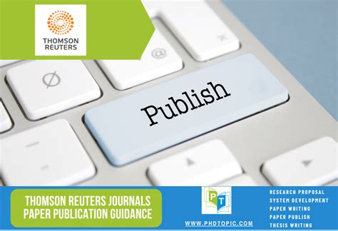 Thomson Reuters Journals Paper Publication Guidance Support