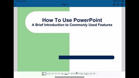 How To Open Powerpoint Presentations In Mobile Locker On Ios Youtube