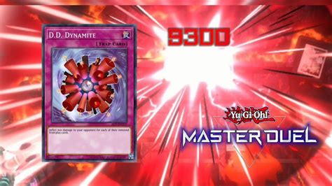 Dd Dynamite Trap Card Deal 9300 Damage 🤯 Yu Gi Oh Master Duel