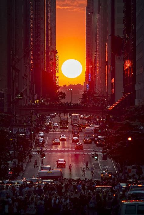 Manhattanhenge Nyc Sunrise Photography City Photography Nature