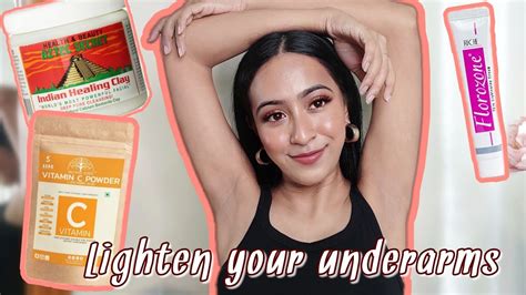 How To Lighten Dark Underarms My Underarm Skincare Routine Youtube