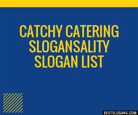 Catchy Catering Ality Slogans Generator Phrases Taglines