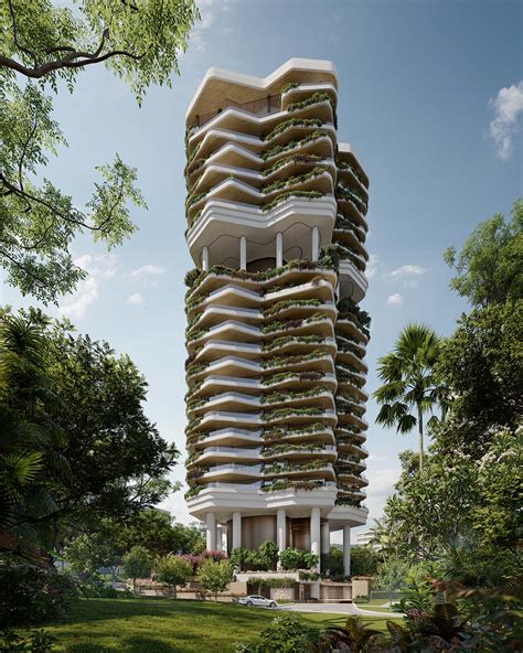Plp Architecture Reveals Design For Its Biophilic Residential Tower