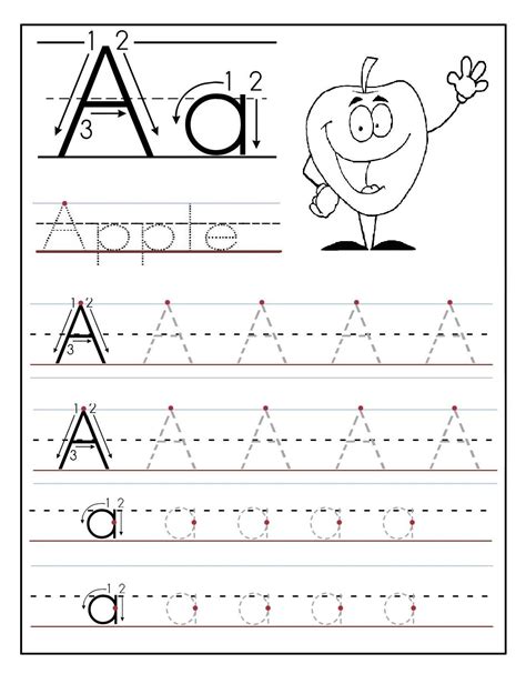 Printable Letter A Worksheets For Kindergarten Preschoolers Digitally