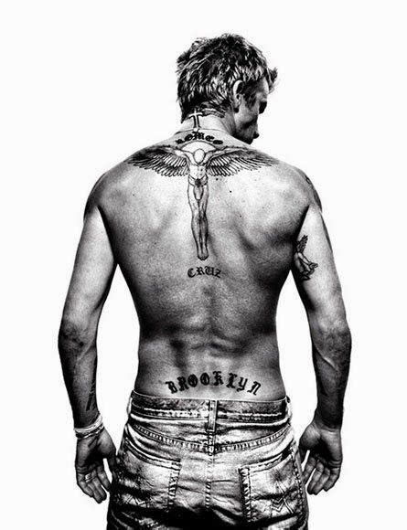 David Beckham Back Tattoo Viraltattoo