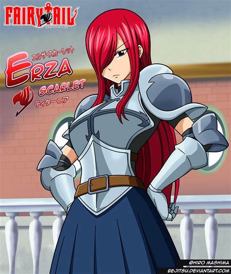 Fairy Tail Erza Scarlet Titania By Bejitsu On Deviantart