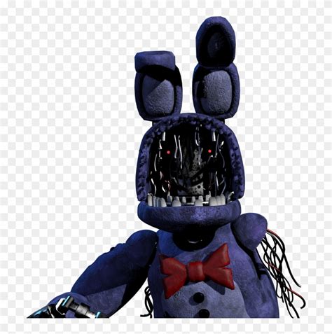 Face Transparent Bonnie Fnaf 2 Withered Bonnie Clipart 2060602