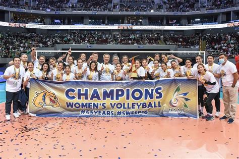 Uaap Nu Completes Historic Season With Sweep Of La Salle Abs Cbn News