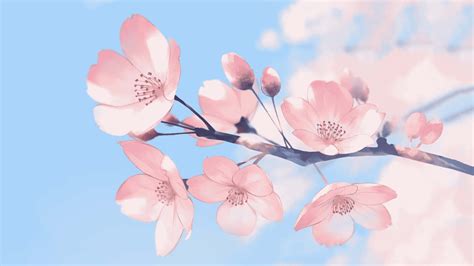 Download Image A Beautiful Hand Drawn Anime Flower Wallpaper Wallpapers Com