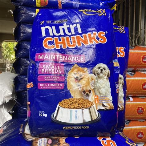 Nutri Chunks For Small Breed Lamb Flavor 10kgs Shopee Philippines