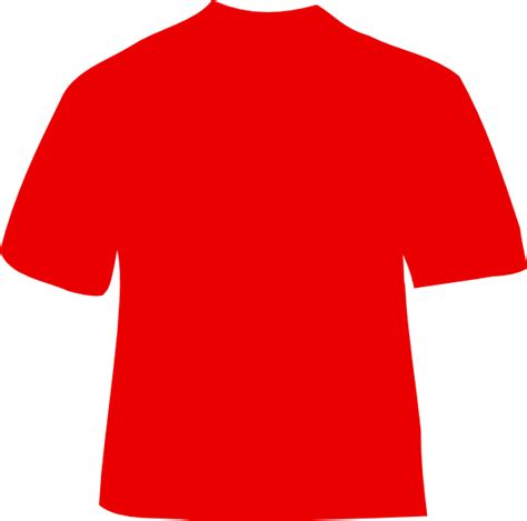 Baju Polos Merah Clipart Best