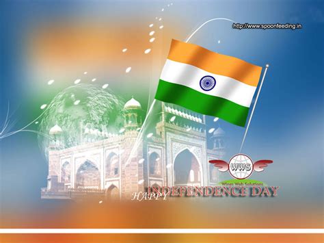 India adopted the tricolour of orange, white, and green with a blue ashoka chakra at the centre. Download India Independence Day Wall Papers - 15 August ...