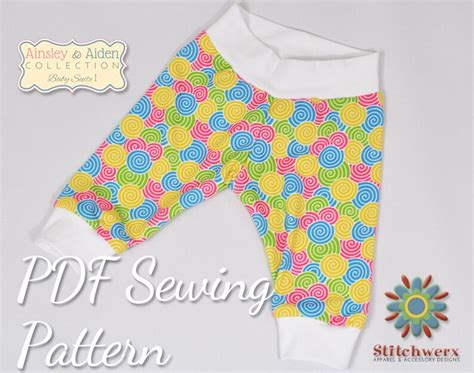 Baby Pants Sewing Pattern Baby Knit Sewing Baby Pants Etsy