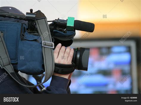 Cameraman Newscast Image And Photo Free Trial Bigstock