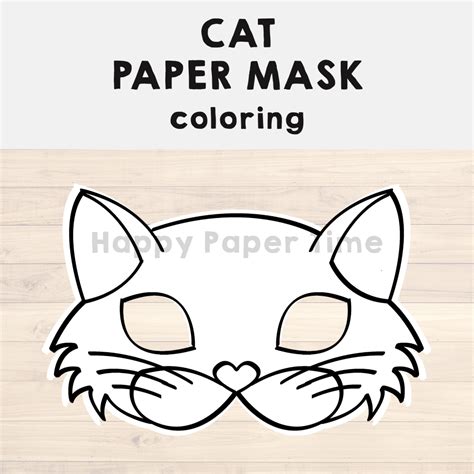 Cat Mask Printable