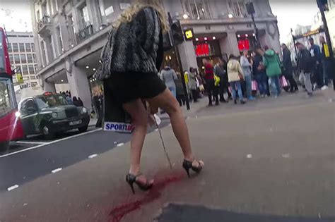 Woman Has Explosive Period On Street In Front Of Horrified Onlookers