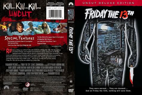 Friday The 13th Movie Dvd Custom Covers F13 1 De Custom Dvd Cover Dvd Covers