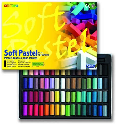 Mungyo Soft Pastel 64 Color Set Square Chalkmulticolor