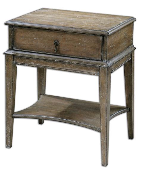 Uttermost Accent Furniture Occasional Tables Hanford Weathered Accent