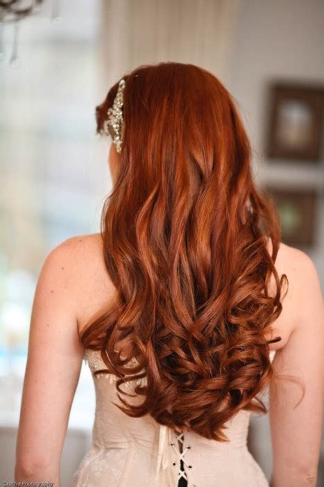 Absolutely Beautiful Bridal Hair Redginger Hair Really Looks Gorgeous
