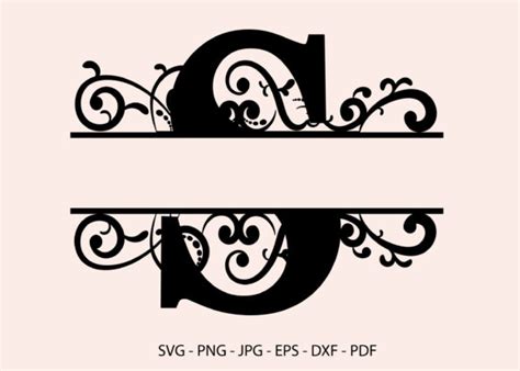 Free Split Monogram Svg Download Free Svg Cut Files Create Your Diy