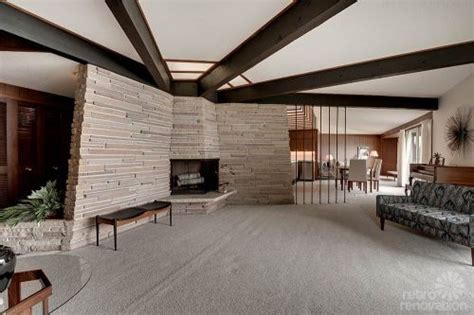 I just whitewashed our fireplace last week. Alice Jean's: Awesome 60's House