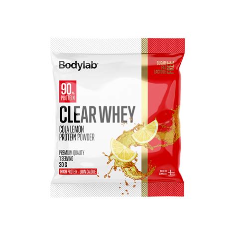 BodyLab Sample Clear Whey Cola Lemon 1 X 30 Gram Billigste Pris 20