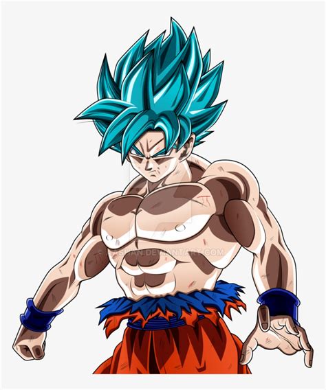 Dragonball Super Png Goku Ssj Blue Full Power Transparent Png