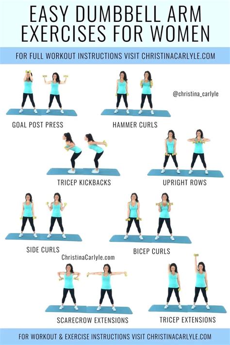 Dumbbell Exercises For Arms That Tighten Tone And Boost Strength In 2022 Dumbbell Workout