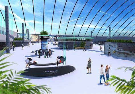 Inside The Airport Of 2040 Wordlesstech Airport Space Travel