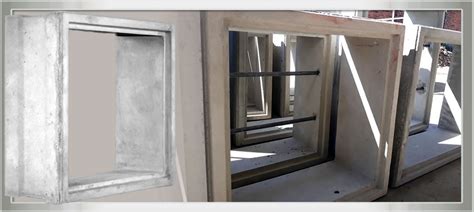 Bloksquare Cement Window Frames Square Shape Concrete Window Frame
