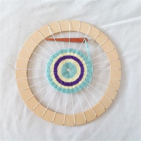 Circle Weaving Loom With Instructions Great For Beginner Etsy Loom