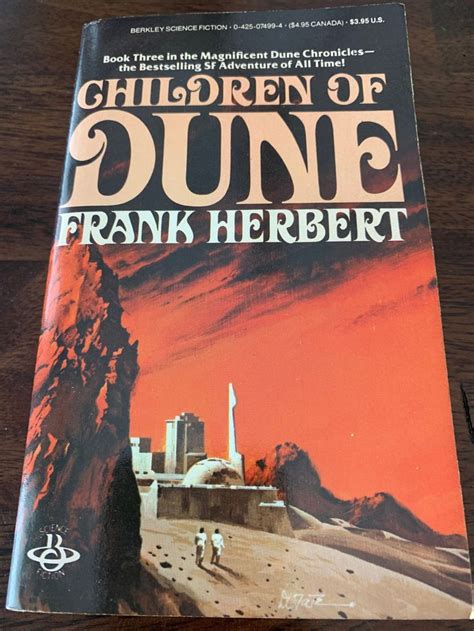 Children Of Dune Frank Herbert Book 1984 Etsy Dune Frank Herbert