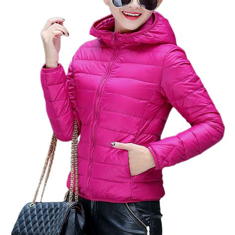 New Arrival Plus Size 6xl Womens Overcoat Female Ultra Light Basic Jacket Plus Size Autumn
