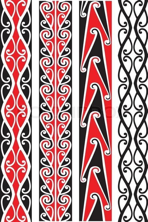 Stock Vector Of Seamless Maori Patterns Maori Patterns Maori Art